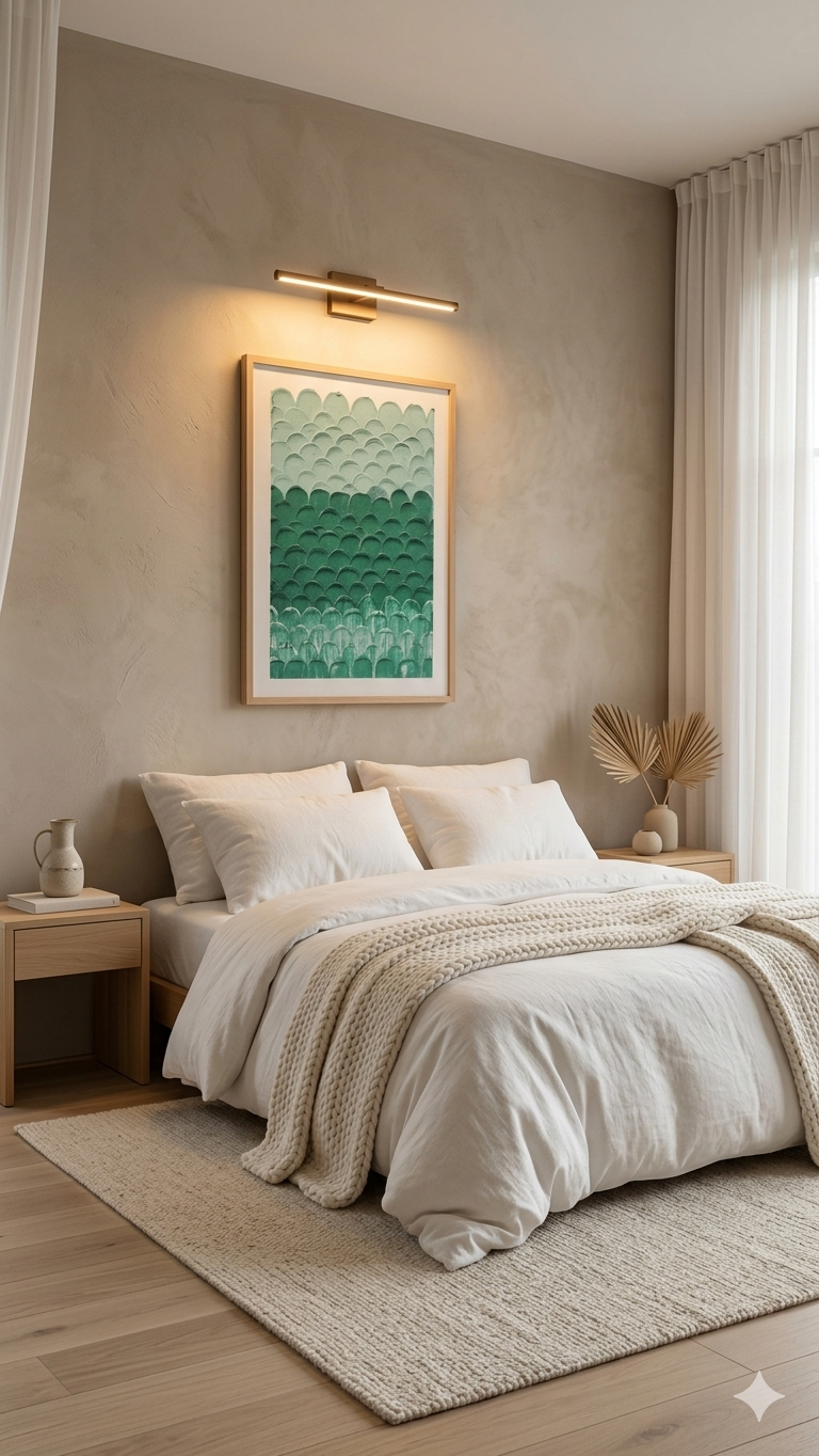 Green Textured Wall Art | Handmade Abstract Canvas | Luxe Art Studio